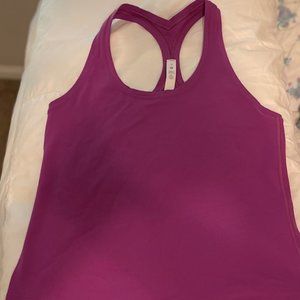 NWT Lululemon Vivid Plum Nulu Tank Top
